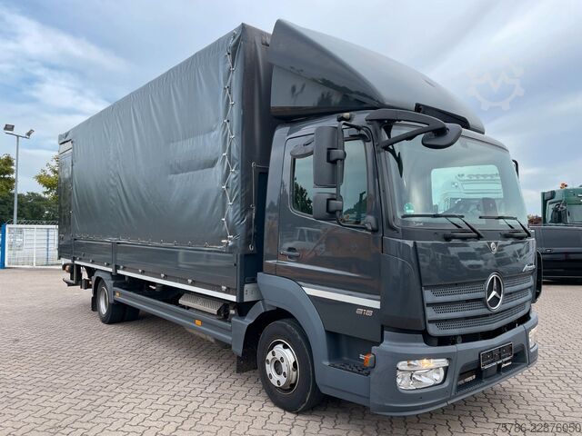 帘式货车 MERCEDES-BENZ Atego 818 BL/ 6.9m Pritsche/ Autom/ AC/ Standhzg