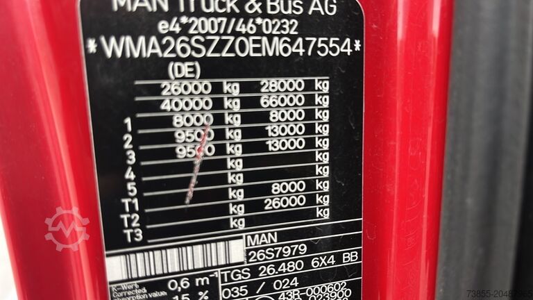 Kroklastare MAN TGS 26.480 Meiller