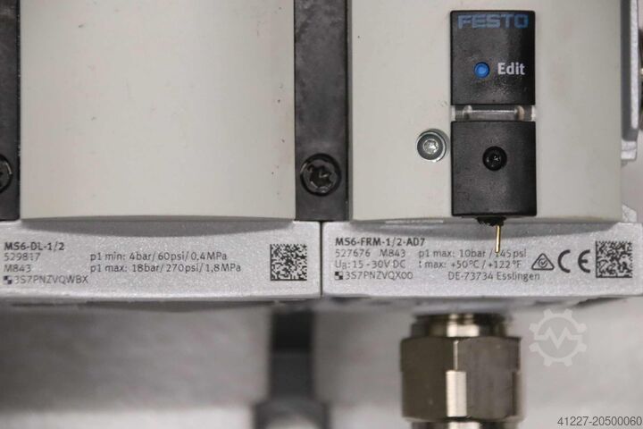Unidad de mantenimiento filtro válvula reguladora Festo MS6-EM1-1/2-S M56-EE-1/2-V24-S