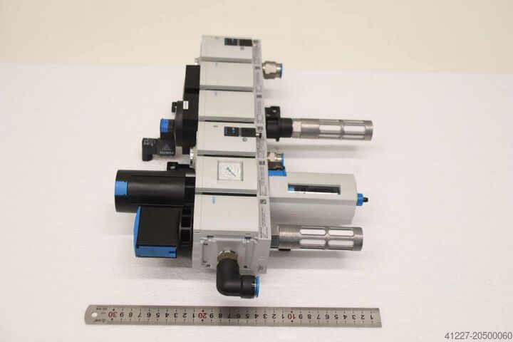 Unidad de mantenimiento filtro válvula reguladora Festo MS6-EM1-1/2-S M56-EE-1/2-V24-S