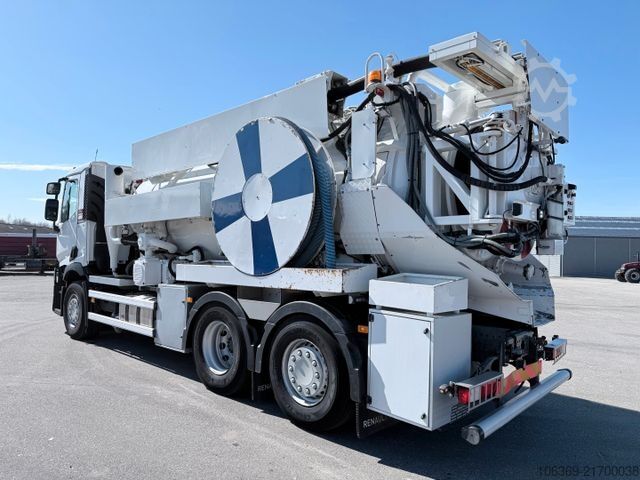 Vakuuma autocisterna RENAULT T430 DTI 6x2 Hvidtved Larsen SLP 10.5 ADR