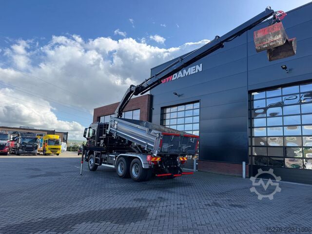 3-sided tipper MAN TGS 33.470 6x4 3 zijdige Kipper/ Hiab 188 B-3 E...