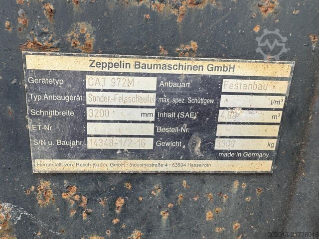 Kolesový nakladač CATERPILLAR 972MXE Radlader MIT Schaufel 24,9 Tonnen *9096 h
