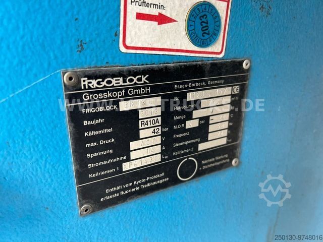 Reefer trailer ACKERMANN-FRUEHAUF Z-VA-F18/17.7E Tandem Kühlkoffer Frigoblock