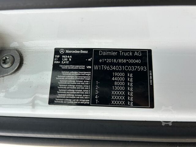 Standardni SZM Mercedes-Benz Actros 1845 Gigaspace / Tacho V2 / 391 dkm / Bl...