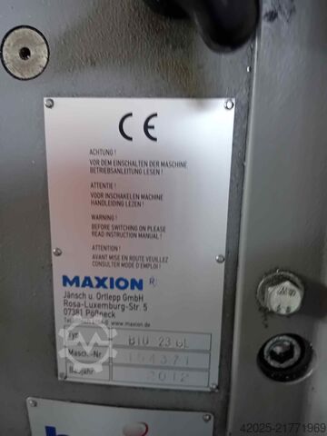 Internal threading machine MAXION BTU 23 GL
