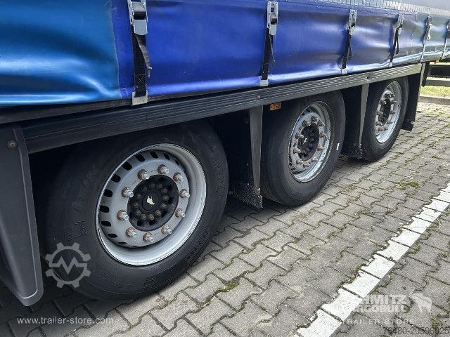 Open semitrailer with tarp Schmitz Cargobull Schiebeplane Mega