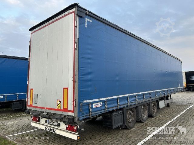 Open semitrailer with tarp Schmitz Cargobull Schiebeplane Mega