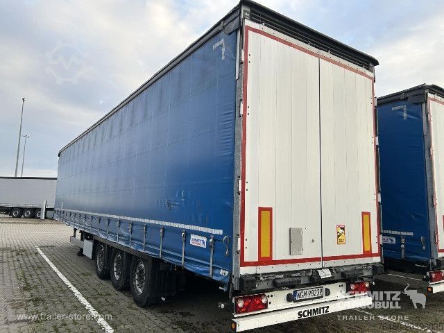 Open semitrailer with tarp Schmitz Cargobull Schiebeplane Mega