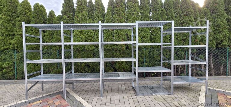 Shelf storage rack / verzinkt Metalsistem Super 1-2-3