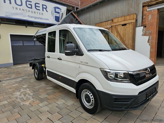 Tipper van MAN TGE 3.140 Doka L3 Dreiseitenkipper Facelift