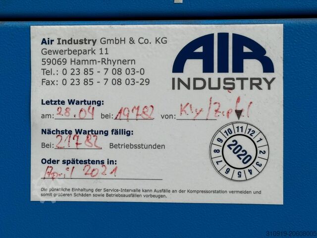 สกรูคอมเพรสเซอร์ ALUP Allegro 200 (200 kW, 36 m³/min, 8 bar)