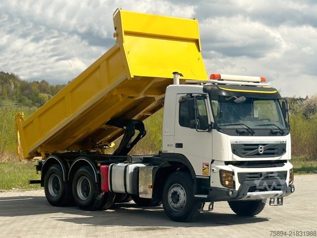 Camion benne VOLVO FMX 500 Kipper 5,10m + BORDMATIC * 6x4 * TOP