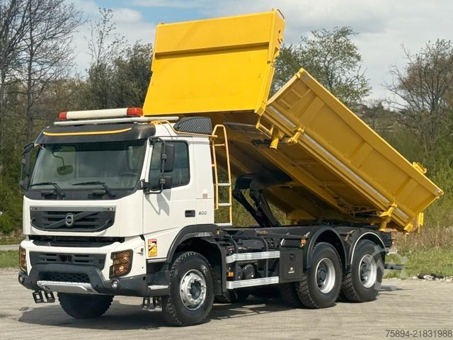 Camion benne VOLVO FMX 500 Kipper 5,10m + BORDMATIC * 6x4 * TOP