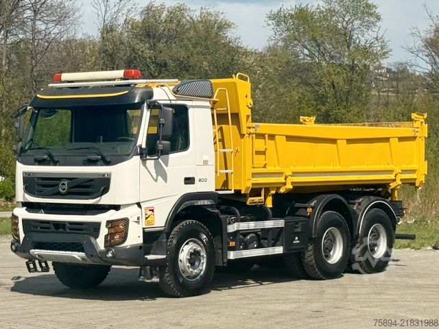 Camion benne VOLVO FMX 500 Kipper 5,10m + BORDMATIC * 6x4 * TOP