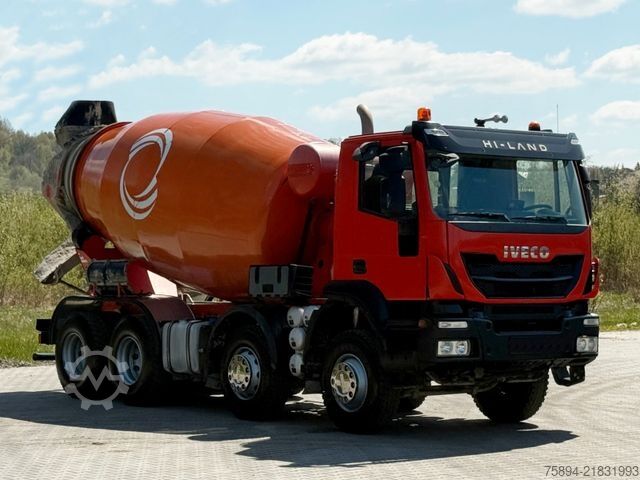 Camion malaxeur à béton IVECO TRAKKER 410 * Betonmischer  * 8x4 * TOPZUSTAND