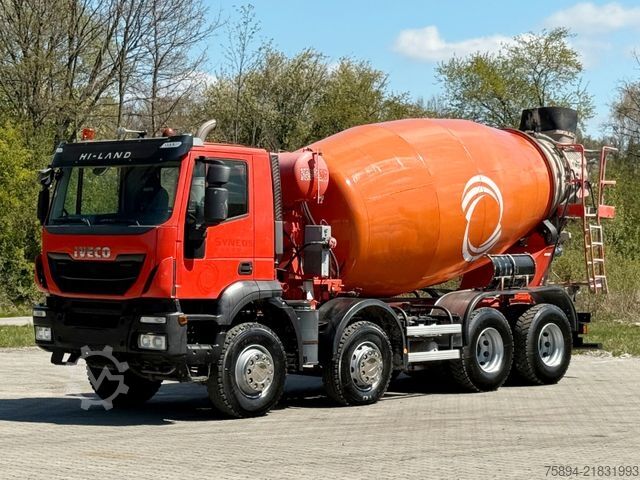 Camion malaxeur à béton IVECO TRAKKER 410 * Betonmischer  * 8x4 * TOPZUSTAND