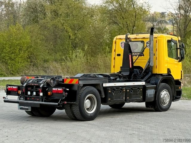 Camion benne à bras amovible SCANIA P 230 Abrollkipper * 4x2 * Top Zustand !