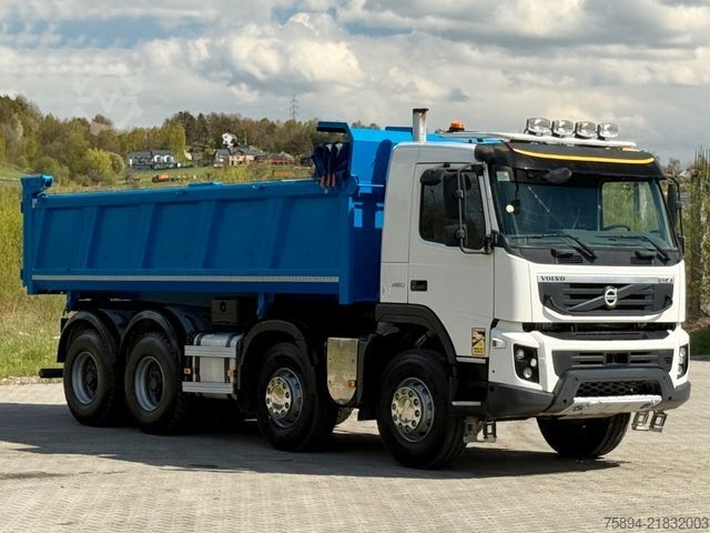 Camion benne VOLVO FMX 450 Kipper 6,20m + BORDMATIC * 8x4 * TOP