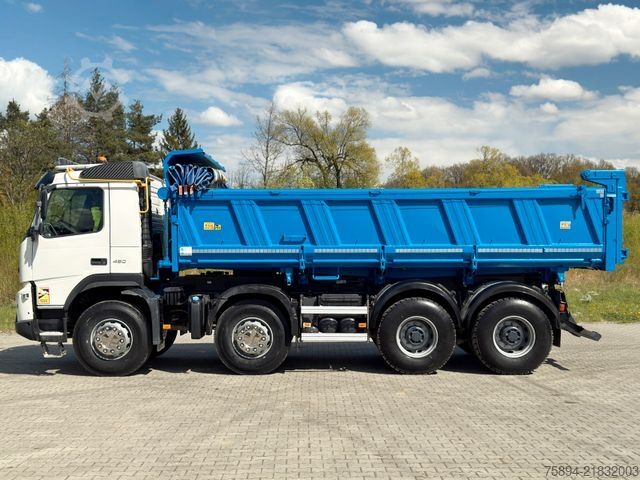 Camion benne VOLVO FMX 450 Kipper 6,20m + BORDMATIC * 8x4 * TOP