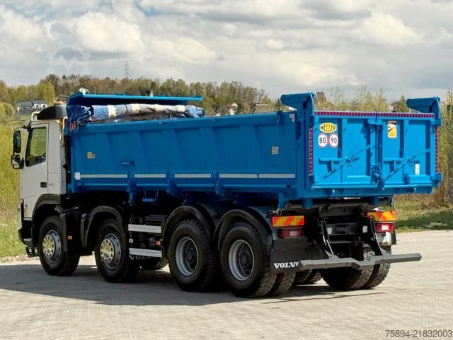 Camion benne VOLVO FMX 450 Kipper 6,20m + BORDMATIC * 8x4 * TOP