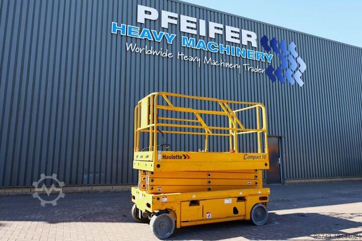 कैंची उठाओ Haulotte Compact 10 Electric, 10m Working Height, 450kg Cap