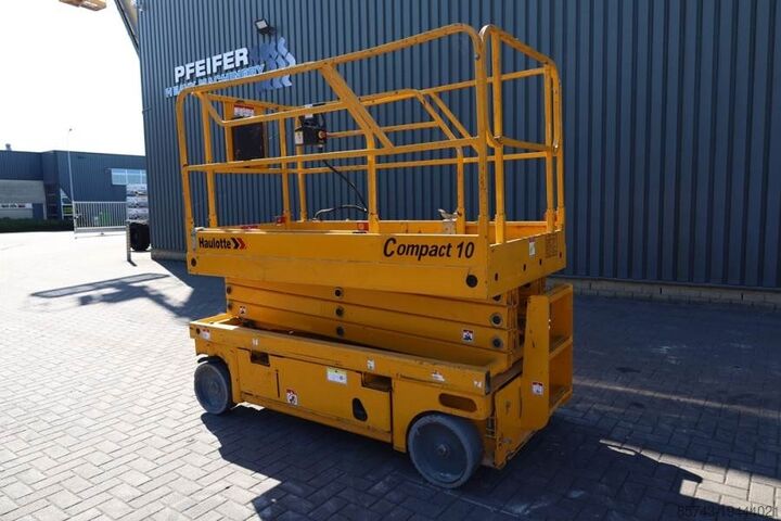 Thang máy cắt kéo Haulotte Compact 10 Electric, 10m Working Height, 450kg Cap