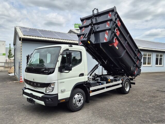 Xe tải ben móc container (roll-off) Fuso FUSO 9C18 40km/h City Abrollkipper WLF Swiss Hak