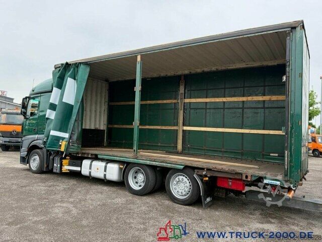 Бортовой грузовик с тентом Mercedes-Benz Actros 2536 6x2 58m³ Mega Wechselbrücke Retarder