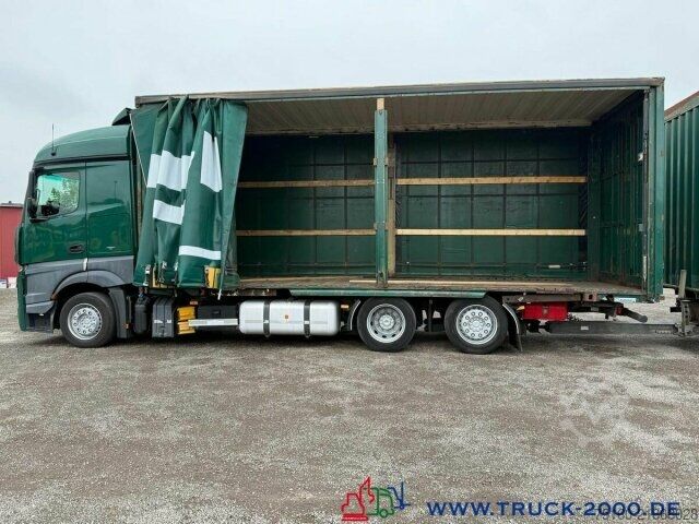 Бортовой грузовик с тентом Mercedes-Benz Actros 2536 6x2 58m³ Mega Wechselbrücke Retarder