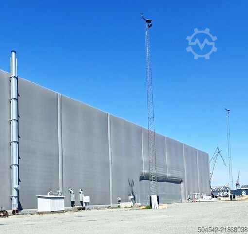 2 x insulated tent halls, 120 x 18 meters HallGruppen 120 meter x 18 meter insulated