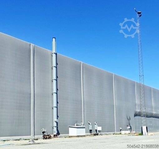 2 x insulated tent halls, 120 x 18 meters HallGruppen 120 meter x 18 meter insulated