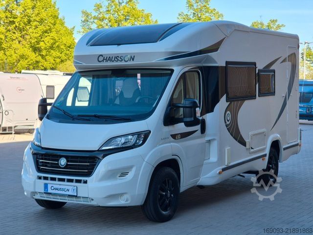Pusiau integruotas kemperis CHAUSSON 650 VIP *Hubbett*Smart-TV*Luftfeder*Navi*Solar