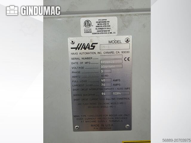 Vertikala Fleroperationsmaskiner HAAS DM-1