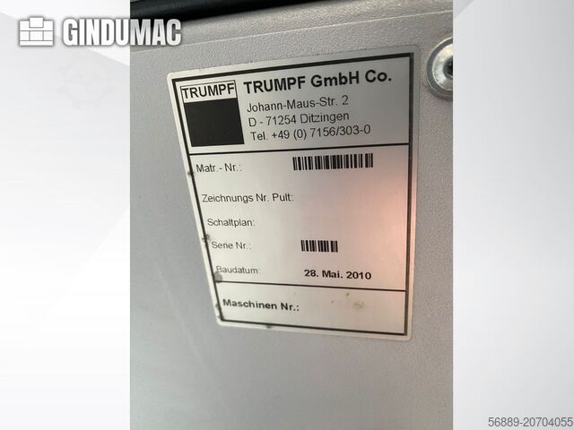 TRUMPF TruLaser Tube 7000 KT02 TRUMPF TruLaser Tube 7000 KT02