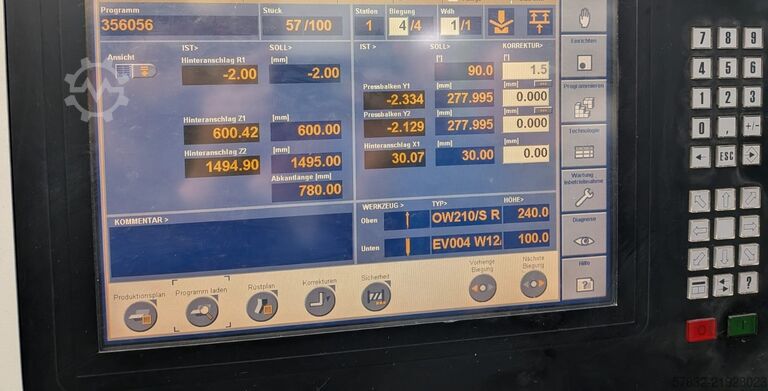 Kantpresse Trumpf TruBend 5058. YEAR 2008 TASC 6000