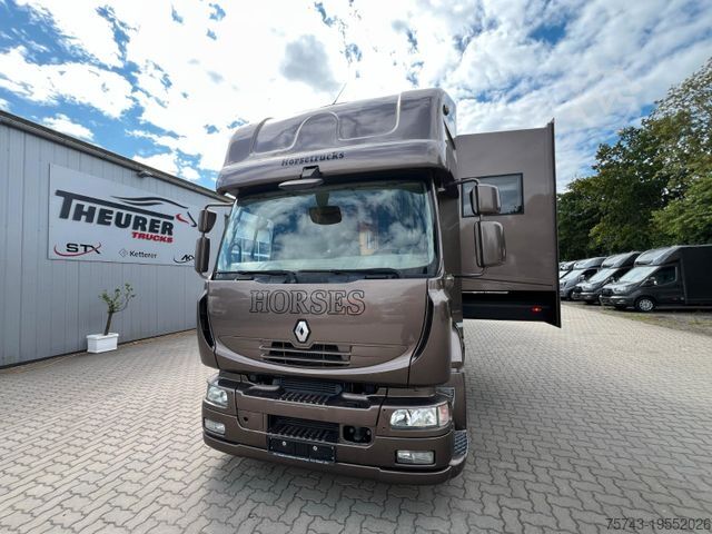 Φορτηγό μεταφοράς ζώων RENAULT Midlum 18300 6 Pferde Pop-Out