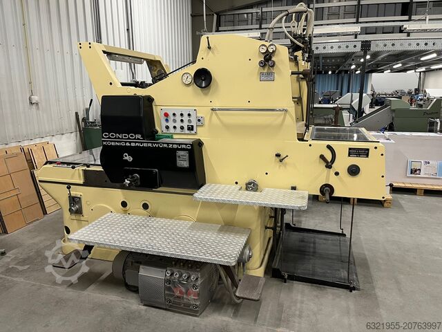 цилиндрова щанцоваща машина за хартия/картон Koenig & Bauer KBA Condor