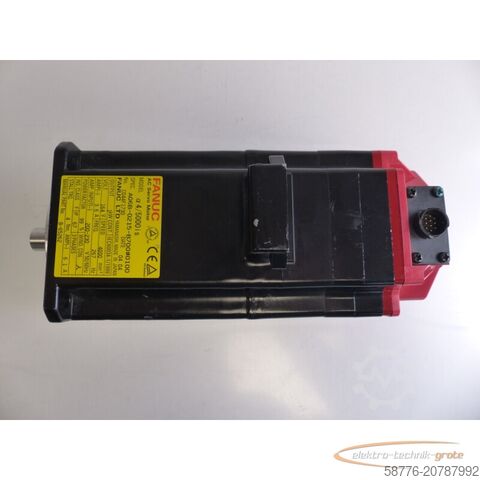 Unidad de control Fanuc A06B-0215-B700 # 0100Servo Motor SN: C044F1730 + A860-2000-T321 Pulsecoder
