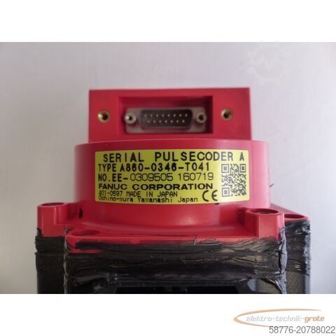 Upravljačka jedinica Fanuc A06B-0373-B569 # 0008 AC Servo Motor SN: C166M11E1 + Pulsecoder