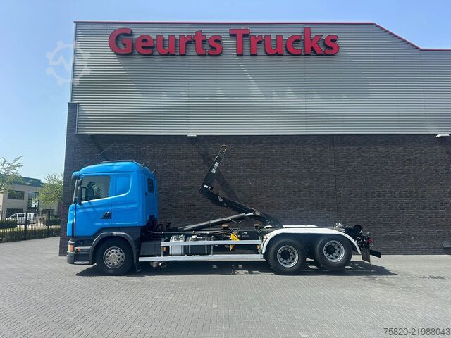 System med krokarm Scania R500 V8 6X2 MET HIAB MULTILIFT XR21S61 HAAKARMS...