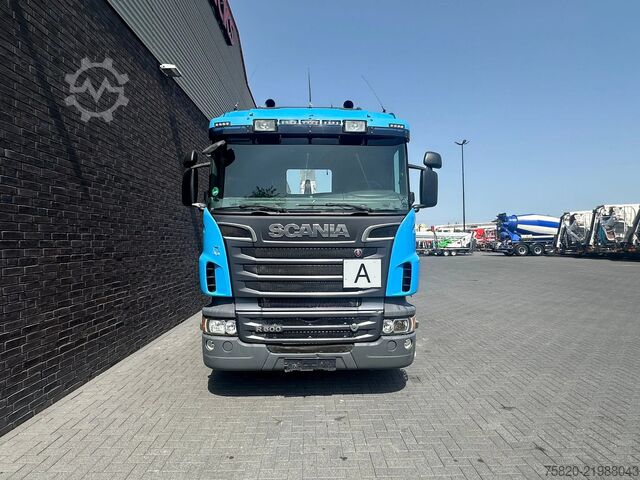 System med krokarm Scania R500 V8 6X2 MET HIAB MULTILIFT XR21S61 HAAKARMS...