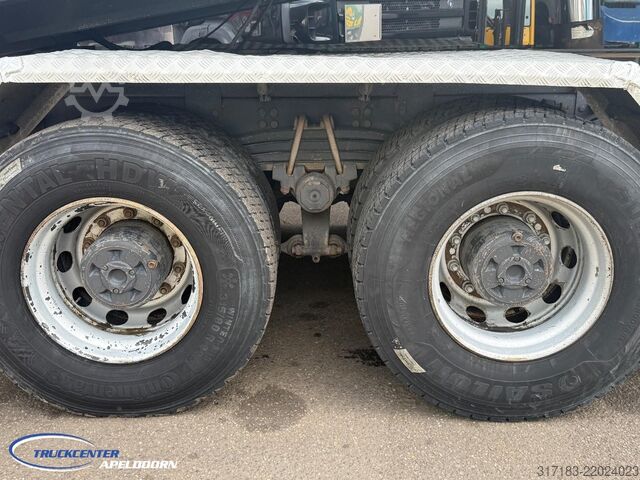 Savivartis su kranu Scania G490 6x4 Steel springs, Hiab 211-E6, Retarder