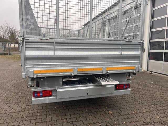 自卸式拖车 Möslein TTD 19 AB  19 t Tandemkipper Tieflader, BreitbereifungGitteraufsatz