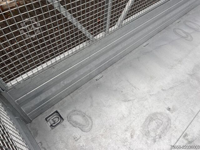 自卸式拖车 Möslein TTD 19 AB  19 t Tandemkipper Tieflader, BreitbereifungGitteraufsatz