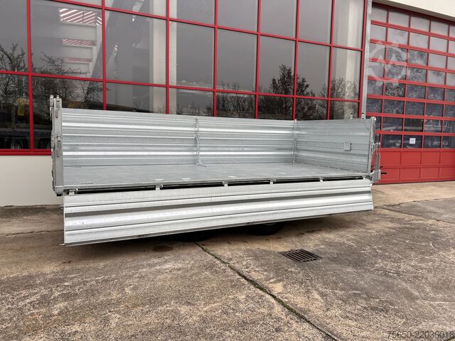 自卸式拖车 Möslein TTD 19 AB  19 t Tandemkipper Tieflader, Breitbereifung Aufsatzbordwänden-- Neufahrzeug --
