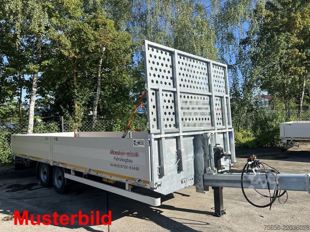Remolque abierto Möslein THT 14,4 G 6,2 L  14,4 t Tandem- Pritschenanhänger- Tieflader