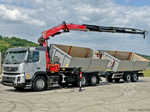 Autožeriav VOLVO FMX 420* FASSI F275.2.25 + FUNK + Anhänger / TOP