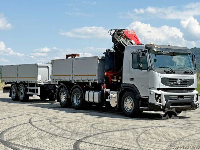 Autožeriav VOLVO FMX 420* FASSI F275.2.25 + FUNK + Anhänger / TOP