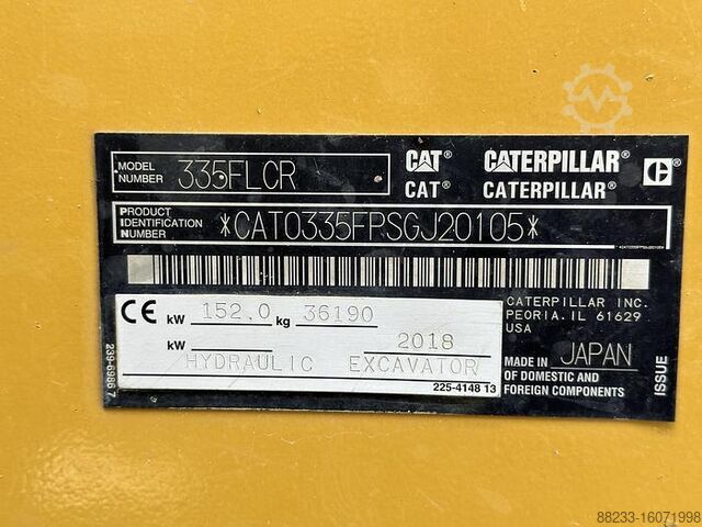 Raupenbagger Caterpillar 335FL